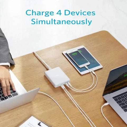 Anker PowerPort Atom PD 4 Port 100W Type-C - osbshop.pk