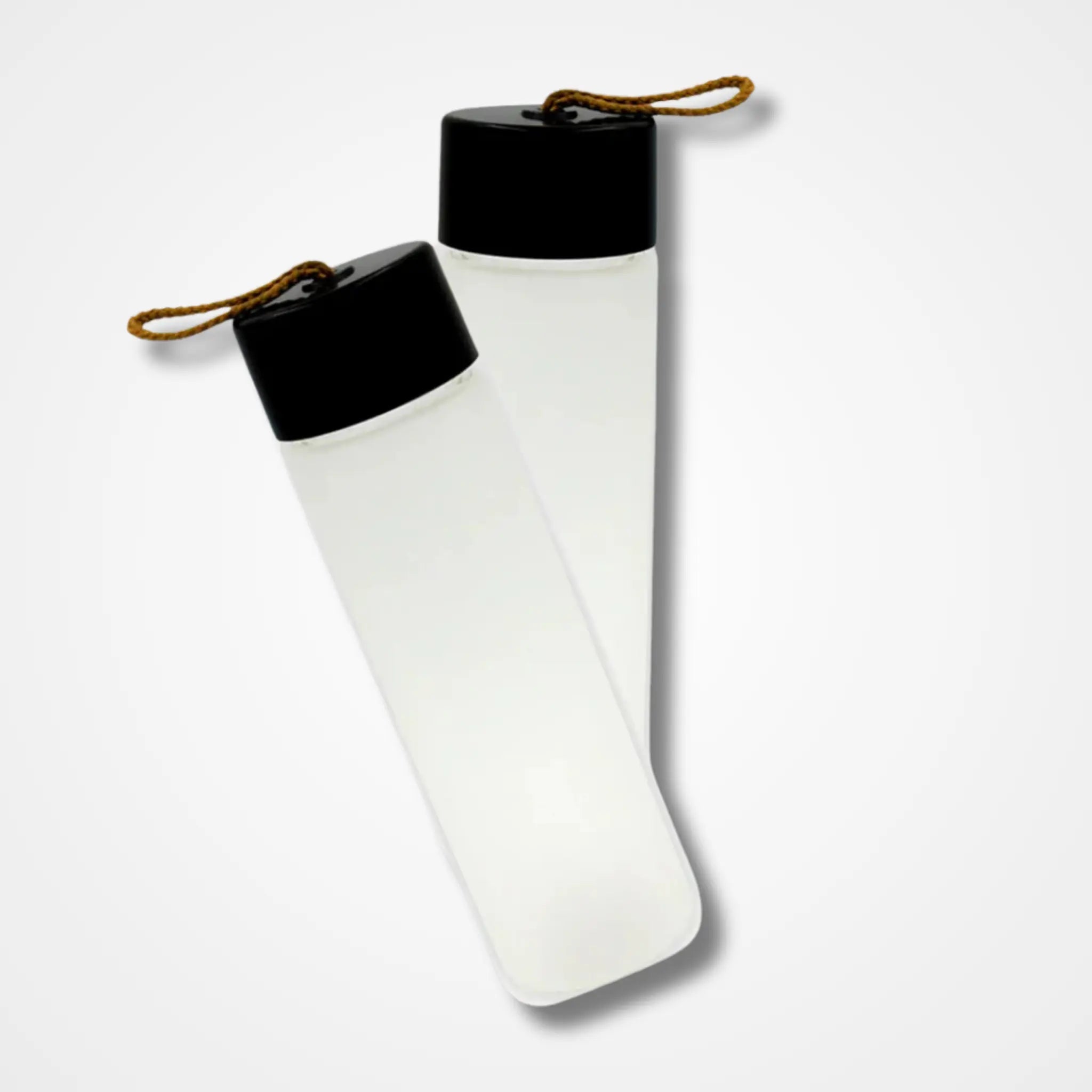 Frosted Glass Water Bottle - osbshop.pk