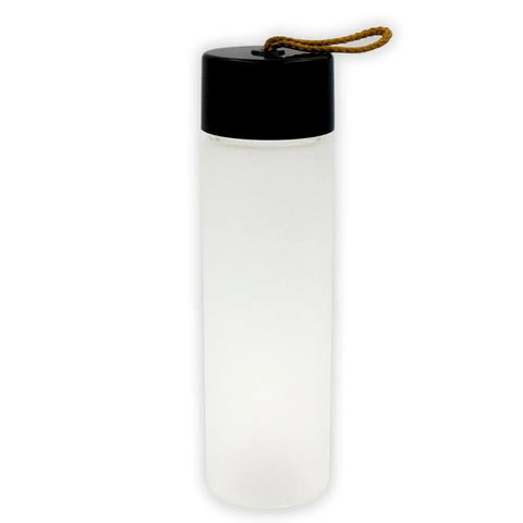 Frosted Glass Water Bottle - osbshop.pk