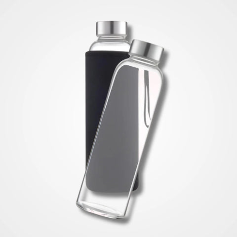 Glass Bottle with Pouch - osbshop.pk
