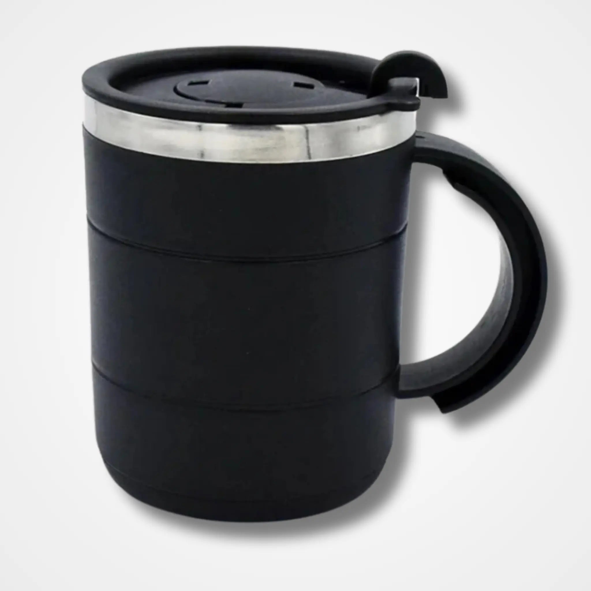 Stainless Steel Black Tumbler Mug - osbshop.pk