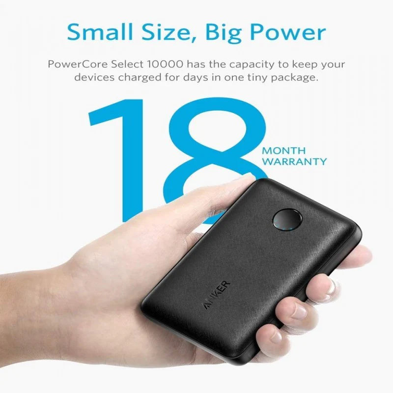 Anker PowerCore Select 10000mAh Power Bank osbshop.pk