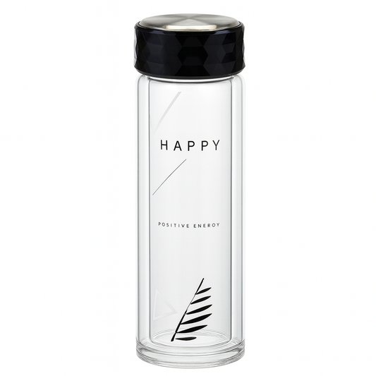 Double Layer Glass Water Bottle