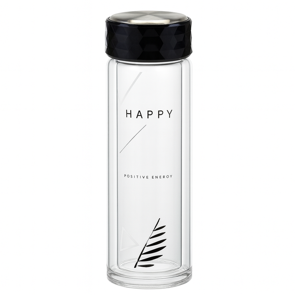Double Layer Glass Water Bottle
