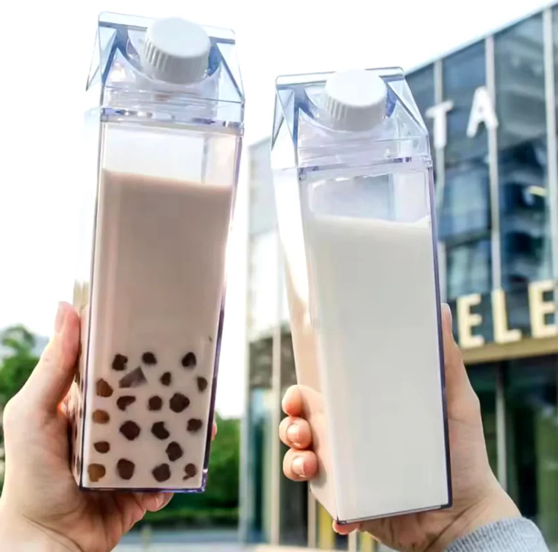 Milk Carton Shape Bottle