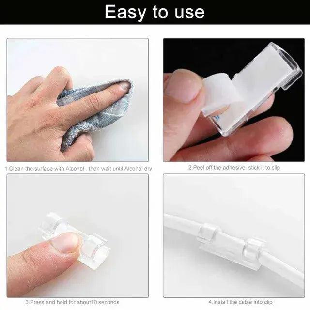 Self Adhesive cable strips 10Pc