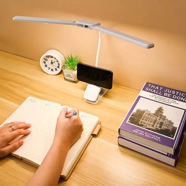 360° Flexible Table Lamp Double Head LED