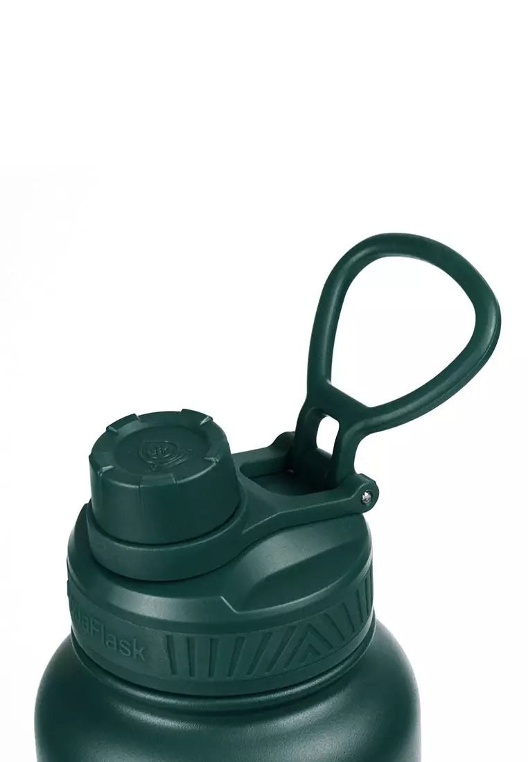 AquaFlask Original Vacuum Bottles (40oz) Moss Green
