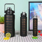 Black Set of 3 Motivational Bottle - OSB