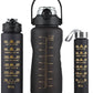 Black Set of 3 Motivational Bottle - OSB