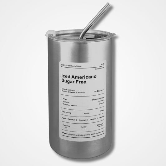 Stainless Steel Iced Americano Coffee Mug