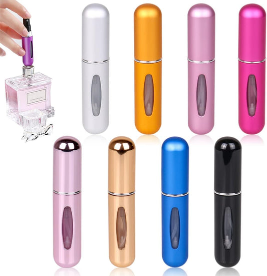 Mini Refillable Perfume Spray Bottle, Pocket Size For Travel Set of 3 - OSB