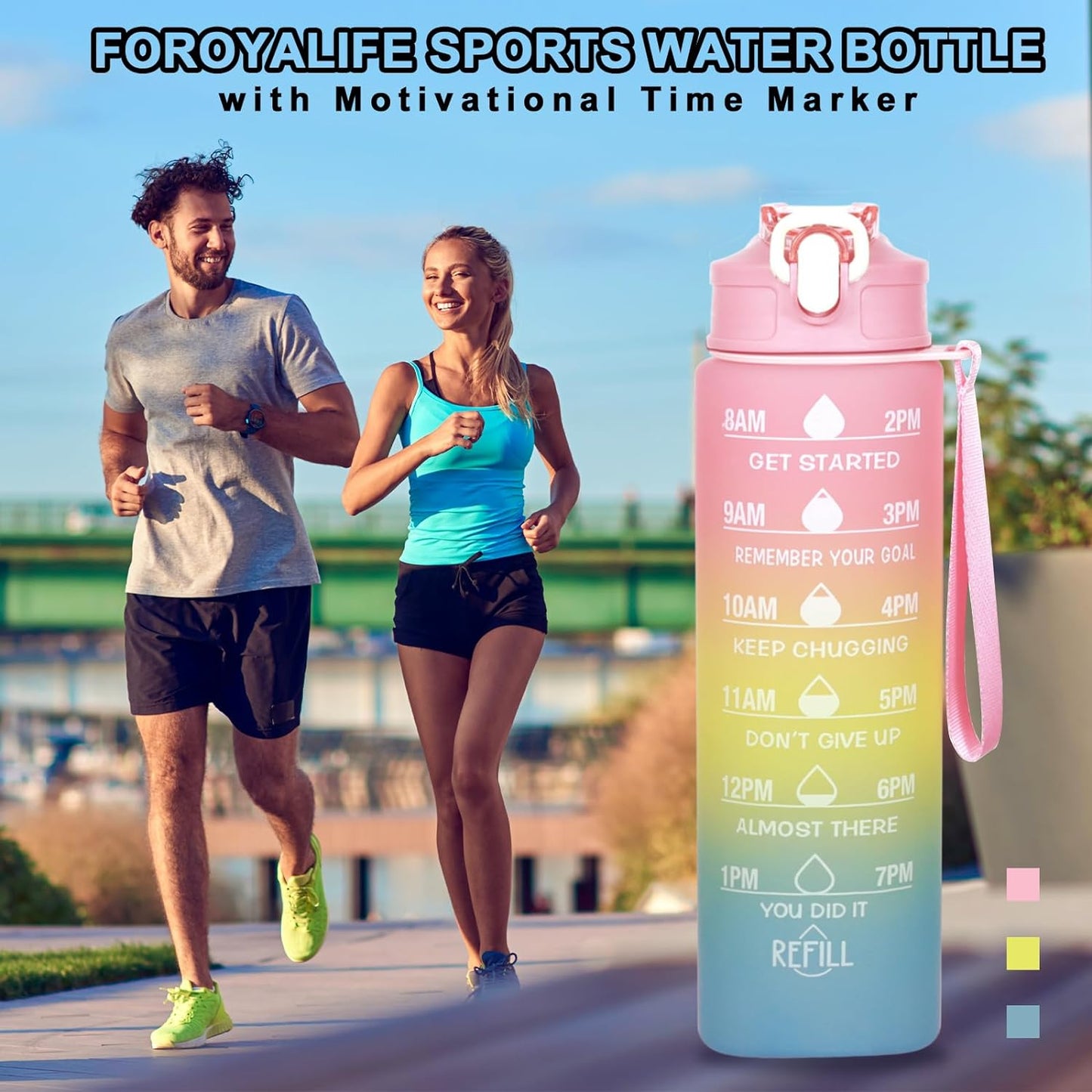 Motivational Water Bottle Time Marker - OSB