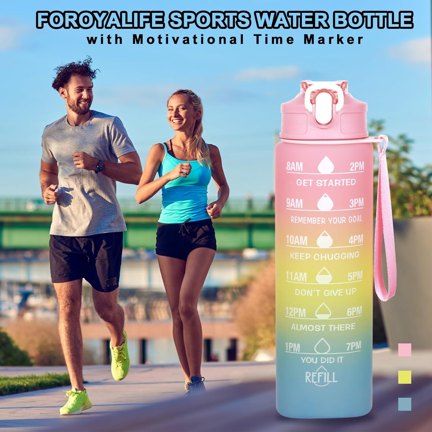 Motivational Water Bottle Time Marker - OSB