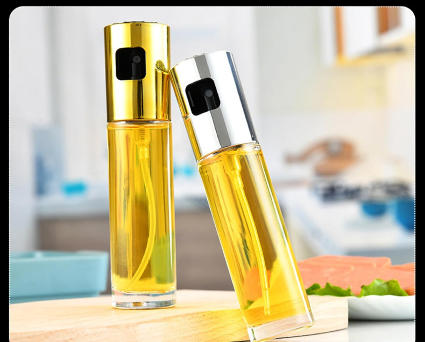 oil spray glass bottle golden - OSB