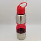 Red Plastic + Stainless Steel Bottle - OSB