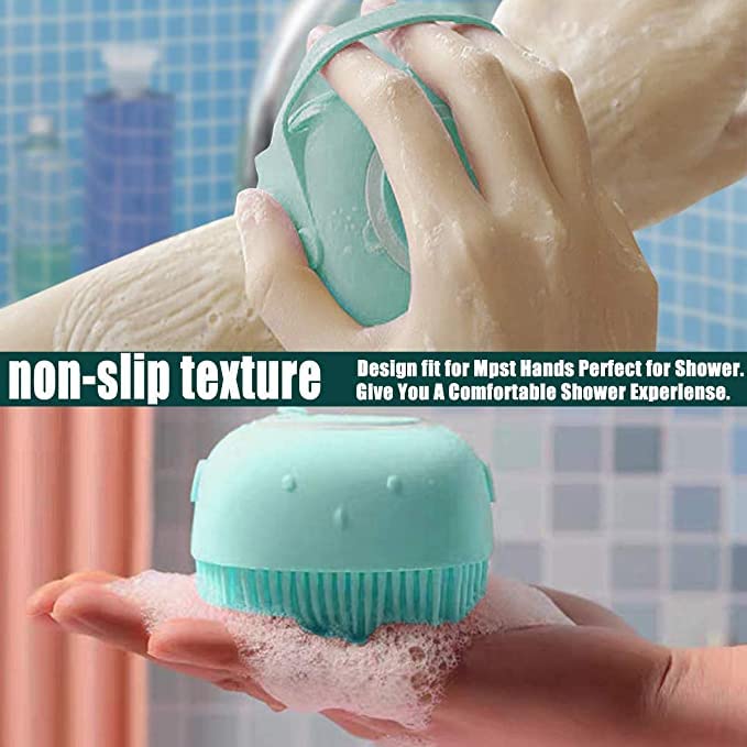 Soft Silicone Shampoo Scalp Shower Hairbrush - OSB