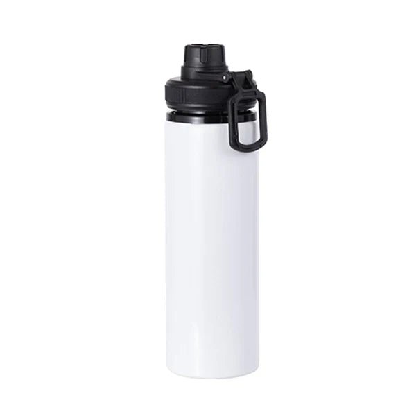 Stainless Steel Bottle Black Plastic Cap - OSB