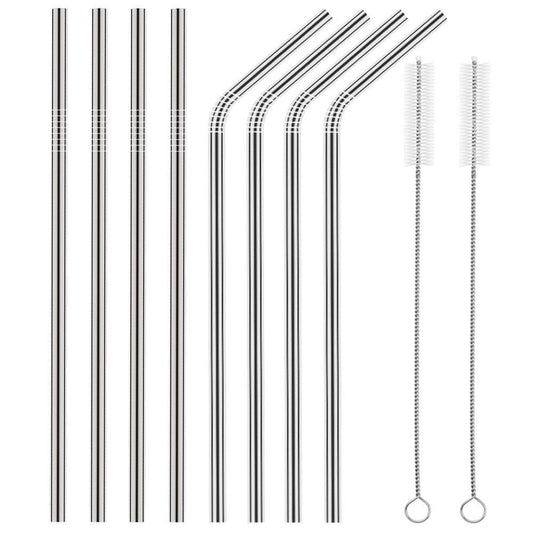 Stainless Steel Straws for Drinking with Brushes - OSB