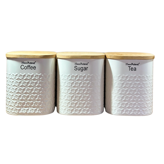 Metal Storage Jar 3 Piece