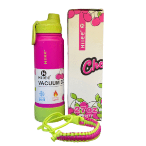 Hilee Insulated Bottle Pink Green