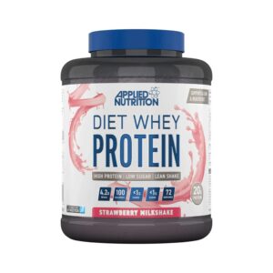 Applied Nutrition Diet Whey Protein Powder Strawberry Milkshake 72 Servings 1.8kg