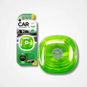Aroma Car Air Freshener Loop Gel Lemon