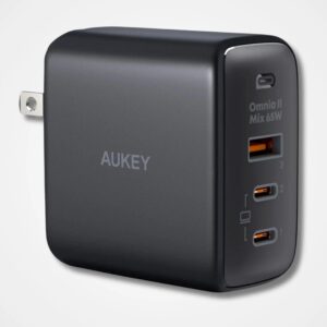 Aukey Omnia II Mix 65W 3-Port PD Wall Charger
