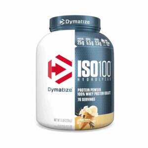 Dymatize Iso 100 Protein Powder Gourmet Vanilla 2.3kg 5 Lb