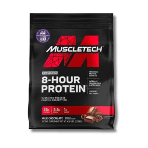 Muscletech Platinum 8-Hour Protein Milk Chocolate 2.09kg 4.60Lb