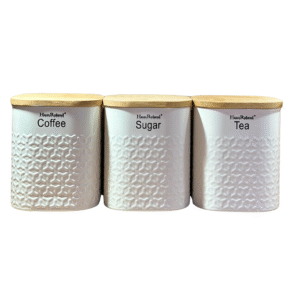 Metal Storage Jar 3 Piece